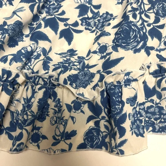โค๏ธ FREE with any purchase ๐๐ฝ Shein ๐๐ฉต Ruffle Hem Skirt Floral Pattern - Picture 4 of 15